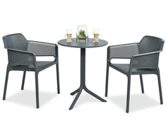 Lauko baldų komplektas NET/SPRITZ 2+1, Antracite