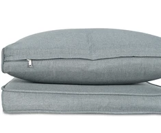 Lauko baldų komplektas SALO + su pufais, Stone Pilkas