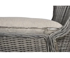 Lauko baldų komplektas SIENNA DUO PREMIUM, Dark Pilkas