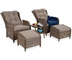 Lauko baldų komplektas Sofia, Ginger / Brown Melange