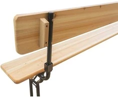Lauko baldų komplektas Sulankstomas alaus stalo ir suolų su atlošais komplektas, 217 cm