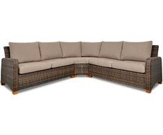 Lauko baldų komplektas TOLEDO DINING, Brown