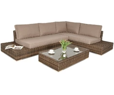 Lauko baldų komplektas VERONA BASIC, Brown