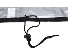 Lauko baldų uždangalas, 280 x 230 x 80 cm, juodas