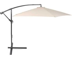 Lauko skėtis Malabo 300 cm, Pilkas / Ecru