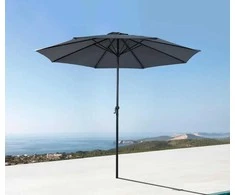 Lauko skėtis MOOREA, 3 m, Dark Pilkas