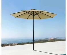Lauko skėtis MOOREA, 3 m, Taupe