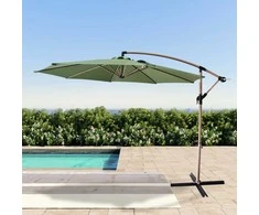 Lauko skėtis SANTORINI WOOD, 3 m, Dark Žalias