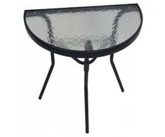Lauko stalas Linosa, 41x71x64 cm, juodas