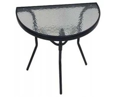 Lauko stalas Linosa, 41x71x64 cm, juodas