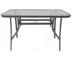Lauko stalas Majorca Duo, 120x70x70 cm, pilkas