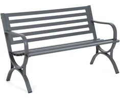 Lauko suolas Simple, Pilkas