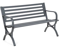 Lauko suolas Simple, Pilkas