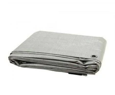 Lauko tentas, 120 g/m2, 3x5 m, sidabrinis