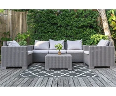 Lauko terasos kilimas Middle Gray, 160x230 cm