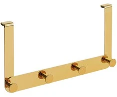 Laveo Miri 4-ių kabliukų pakaba dušo kabinoms, Gold
