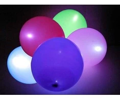 LED balionų rinkinys, 5 vnt.