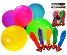 LED balionų rinkinys, 5 vnt.