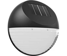 LED šviestuvas su saulės baterija, 2 LED