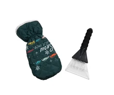 Ledo grandiklis su pirštine Bradas ICEBREAKER, žalias, 25 cm