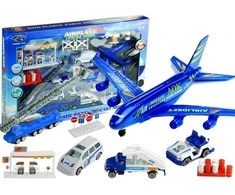 Lėktuvas su automobiliukais ir aksesuarais 1:87