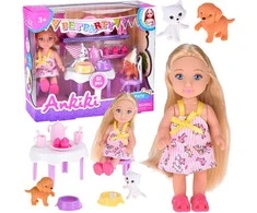 Lėlė Ankiki Pet Party, 32 el.