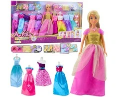 Lėlė Anlily su drabužiais ir aksesuarais, 24 el.