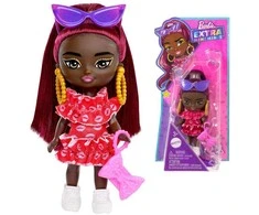 Lėlė Barbie Extra Mini Minis su akiniais ir kitais priedais