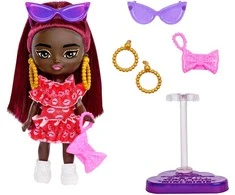 Lėlė Barbie Extra Mini Minis su akiniais ir kitais priedais