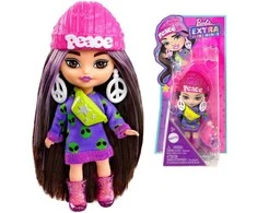Lėlė Barbie Extra Mini Minis su kepure ir kitais priedais