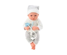 Lėlė kūdikis su čiulptuku ir antklode, 35 cm
