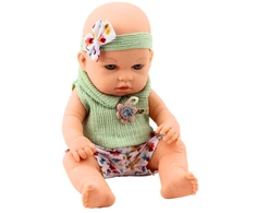 Lėlė kūdikis su drabužėliais ir galvajuoste, 29 cm
