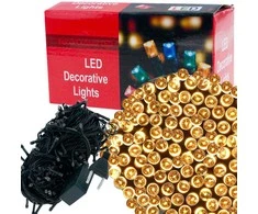 Lempučių girlianda 100 LED, šiltai balta