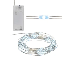 Lempučių girlianda 20 LED, šaltai balta