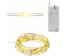 Lempučių girlianda 20 LED, šiltai balta