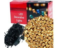 Lempučių girlianda 200 LED, šiltai balta
