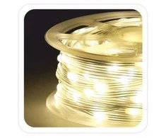 Lempučių girlianda ant ritės 500 LED Micro, šiltai balta, 3+50m