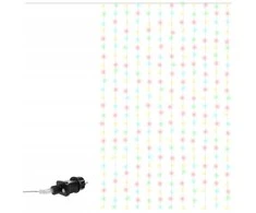 Lempučių užuolaida 300 LED, 3x3 m, šiltai balta