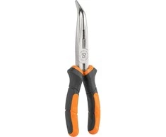 Lenktos replės Bradas MASTER GRIP HOME &amp; GARAGE, 200 mm, nikeliuotos