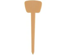 Lentelės augalų žymėjimui Bradas, 13x4cm, 10 vnt., mustard