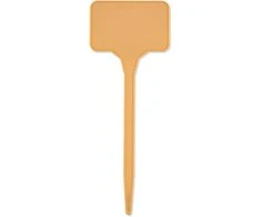 Lentelės augalų žymėjimui Bradas, 15x5,5cm, 10 vnt., mustard