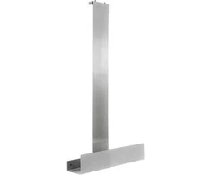Lentyna dušo kabinoms Rea Tori, Brushed Nickel Inox