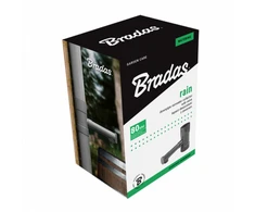 Lietaus vandens surinktuvas / gaudyklė su vožtuvu Bradas, 80mm, rudas