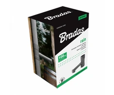 Lietaus vandens surinktuvas / gaudyklė su vožtuvu Bradas, 100mm, pilkas