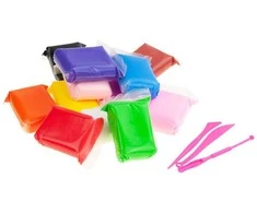 Lipdymo masė Air Dough, 12 vnt. + įrankiai