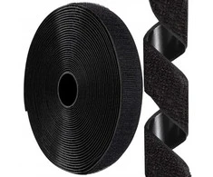 Lipni Velcro juosta tinkleliui nuo uodų, juoda
