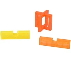 Loginė 3D dėlionė - galvosūkis "Puzzle Lock", oranžinė/geltona