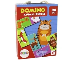 Loginis žaidimas-dėlionė Domino Gyvūnai, 28 d.
