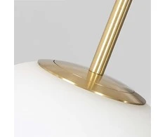 Pakabinamas šviestuvas Milky 3CPR, Baltas/Gold