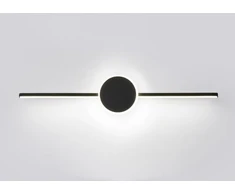 Lubinis šviestuvas Sieninis LED šviestuvas Round Juodas, 40 cm